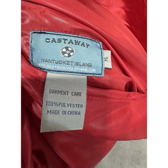 Castaway Nantucket Reversible puffer vest Women’s XL Navy/Red - Picture 5 of 6